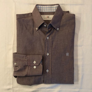 Carolina Herrera Purple Button Down Shirt